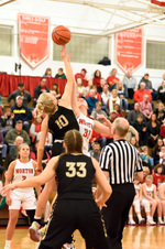 Morton Var Girls B-ball vs Sycamore