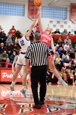 Morton Var Girls B-Ball vs Limestone