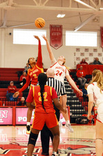 Morton Var Girls B-ball vs Rock Island