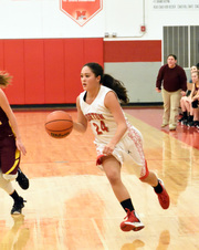 Morton Soph Girls B-ball vs East Peoria