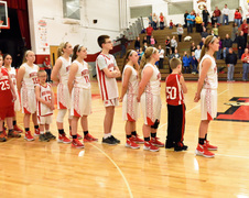 Morton Var. Girls B-ball vs East Peoria