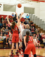 Morton Var Girls B-ball vs Metamora