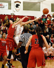 Morton Var. Girls B-ball vs Pekin