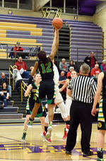 Morton Varsity Girls B-ball vs U-High