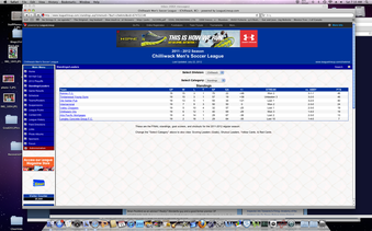 League Standings2011-12