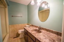 Upper level bathroom