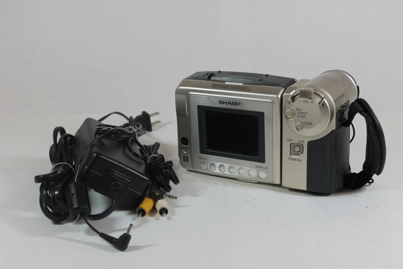 Sharp Viewcam VLA10U Video8 8mm Camcorder Tape Player Playback LCD eBay