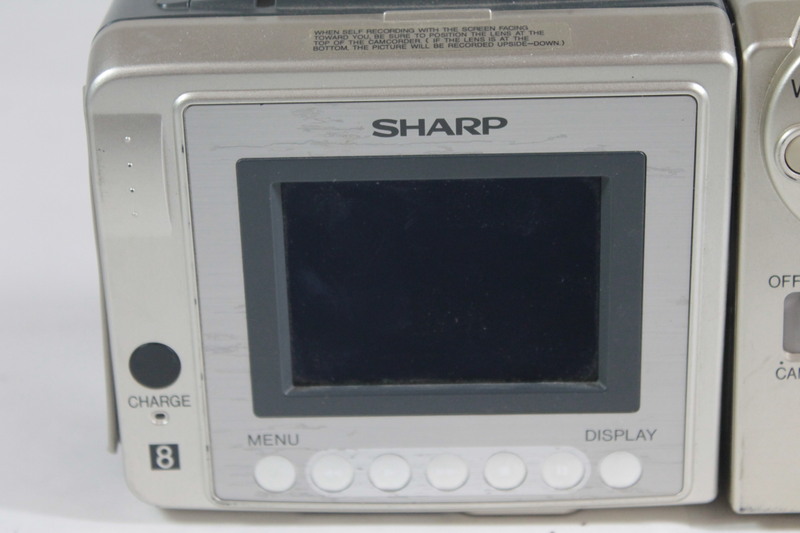 Sharp Viewcam VLA10U Video8 8mm Camcorder Tape Player Playback LCD eBay