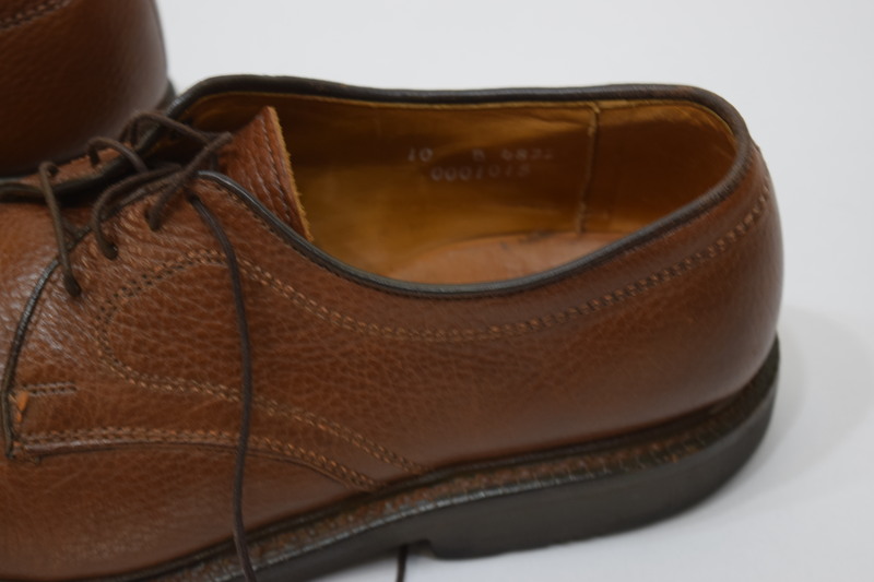 Allen Edmonds Becker Brown Leather Cap Toe Lace Up Oxford  display picture 1