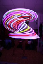 LED Hoop Writing