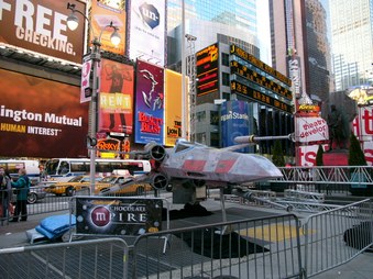 X Wing in Times Square