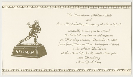 1988 Heisman Trophy Celebration