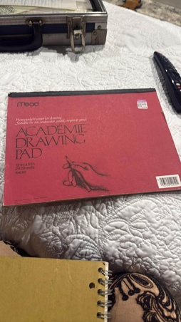 5-page Red Sketch Pad