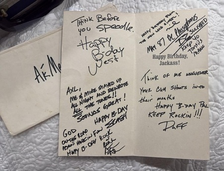 Axl Birthday Card
