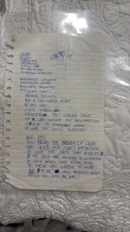 Unreleased Untitled Song Lyrics