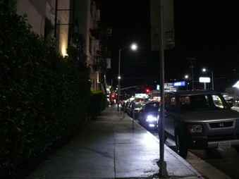 Sunset Blvd At Night