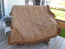 rag woven blanket & rug blanket
