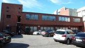 Ext. Ray's Office -- back entrance
