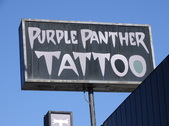 Purple Panther Tattoo