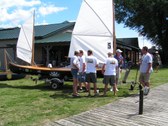 Wooden Sailing Canoes