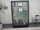 Trophy Case Outside of Education Center