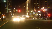 WOODWARD AVE NIGHT VIEW DETROIT 