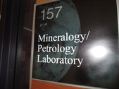 Rm 157 Minerology Petrology Lab