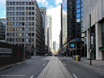 Adelaide S W - Yonge St to University Av