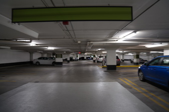 Parking garage on Hanna Ave