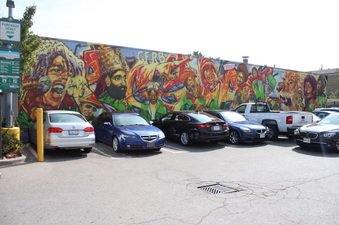 reggae lane mural eglinton west