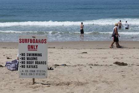Beach between tower 10 and trancas