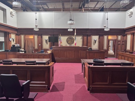 COURTROOMS SCOUTED