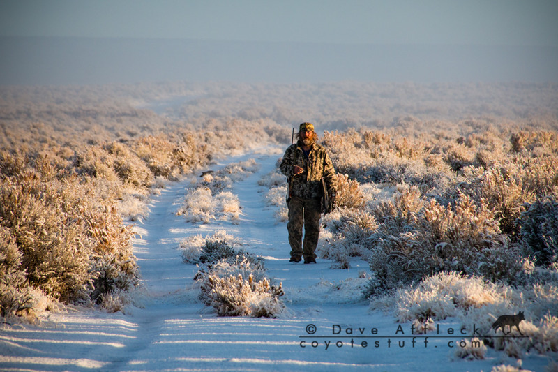 Tim walking back from unsucessful stand