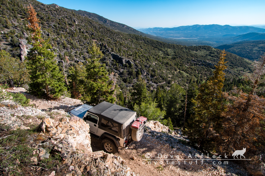 Shelf road to Belmont Mine