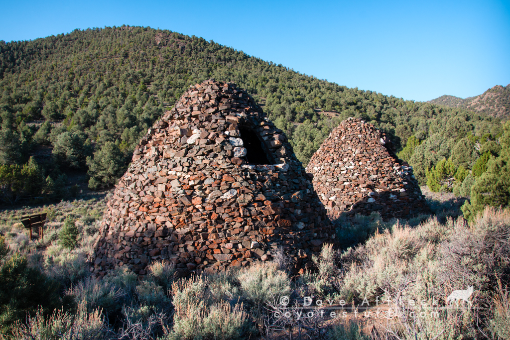 Very well preserved kilns, Tybo, Nevada