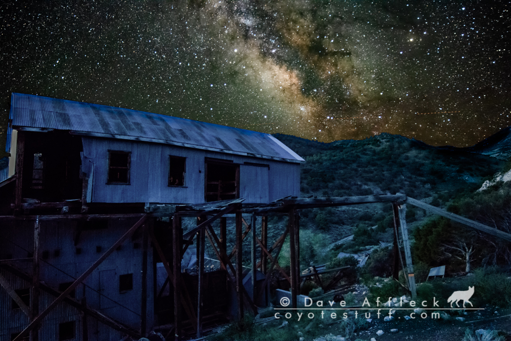 Milky Way over Belmont Mill