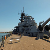 USS IOWA DECK