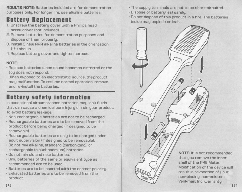 Matty Collector's PKE USER MANUAL