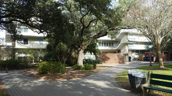 Tulane 60s style Dorms and Quad