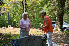 Holbrook Gravesite with Linda