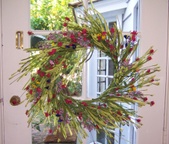 SILK FLOWERS AND WREATHS