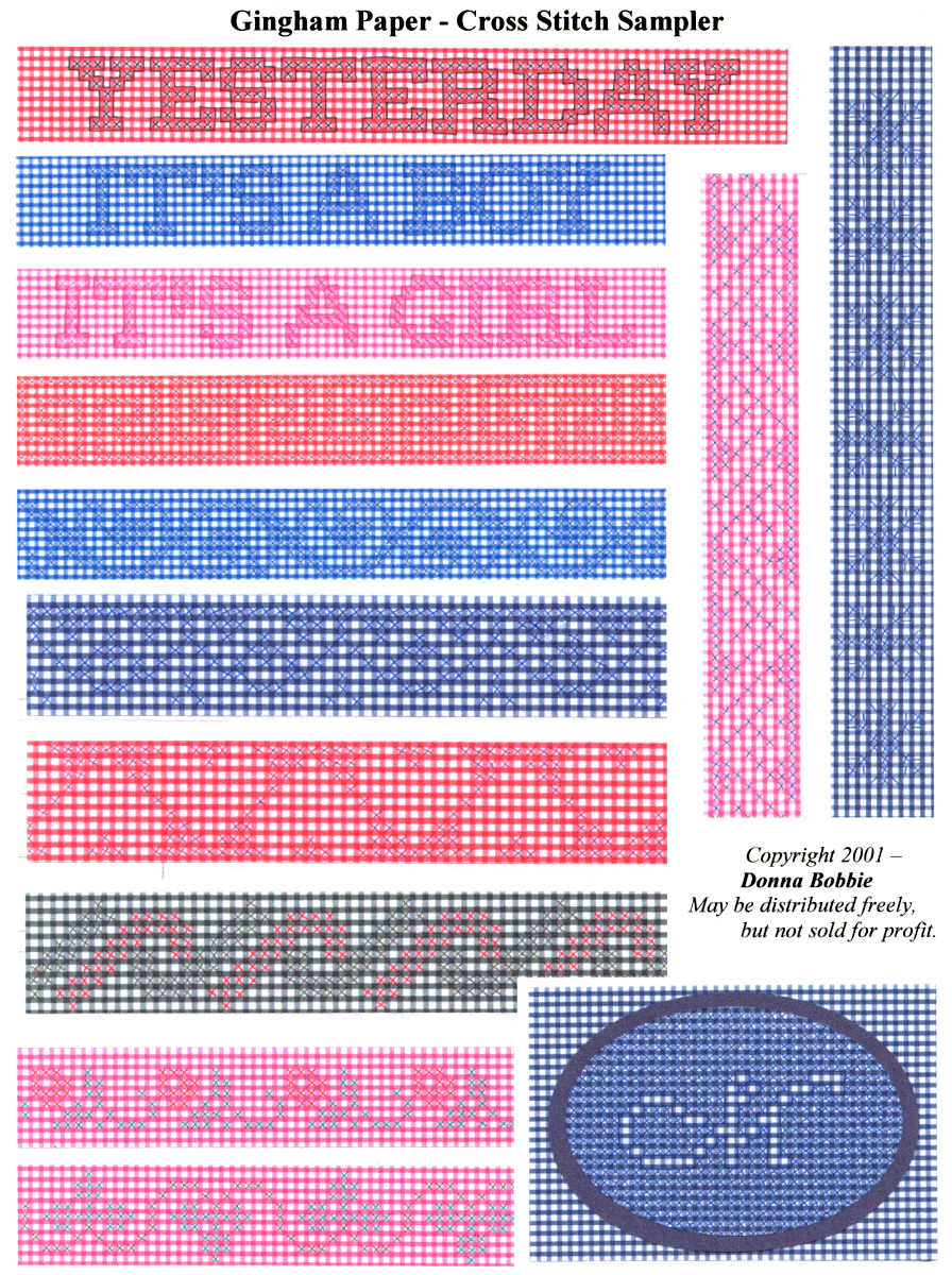 Photo 1 of 21, Gingham CrossStitch and DottoDot