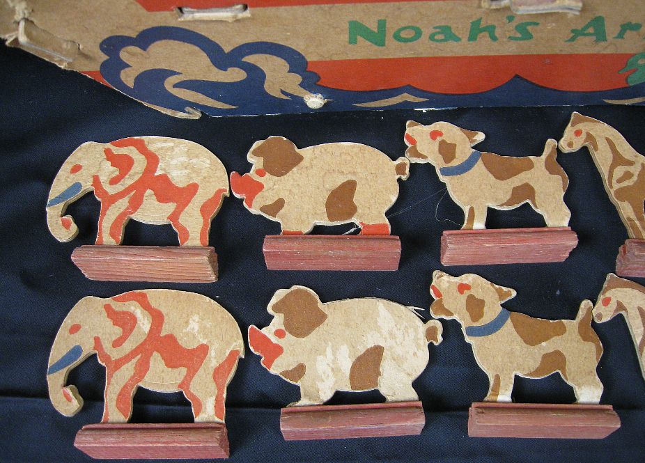 Vintage 1930-40's Cardboard Noah's Ark | eBay