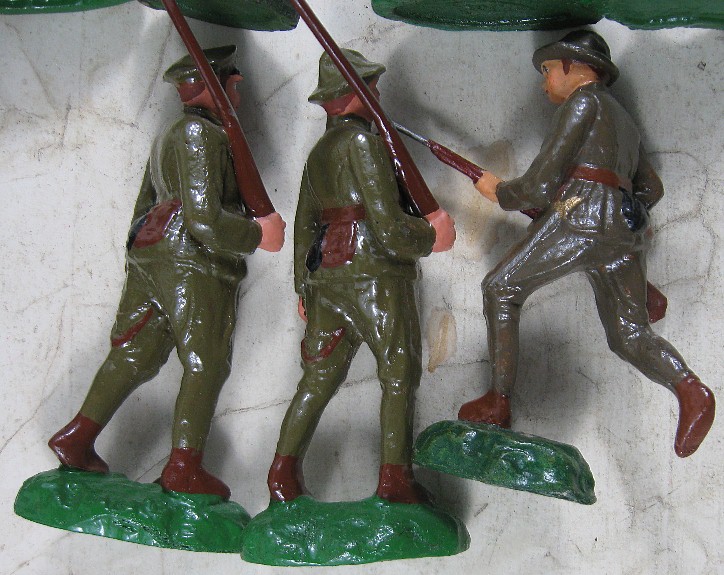 Lot of Vintage 1920's Composition Trico Japan 5 1/2” Tall WWI