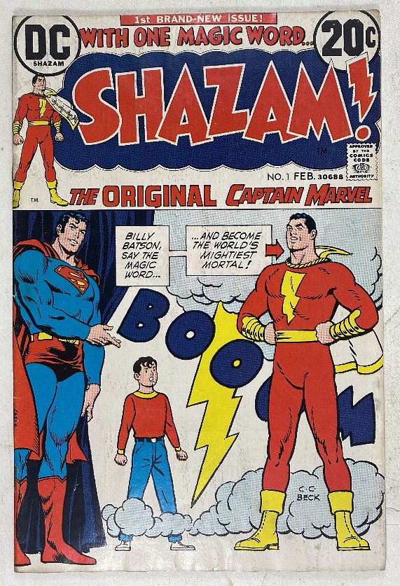 H6 超レア SHAZAM X 90s Rare Works Vintage 20 Cent DC Comics Shazam 1 | eBay