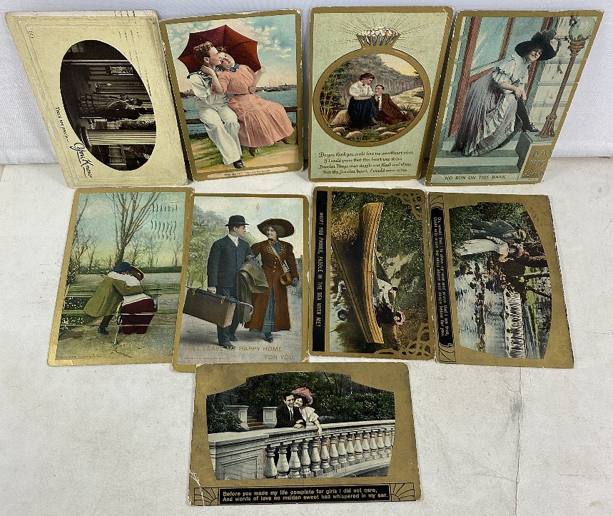 24 Antique 1900's-20's Postcards Romance Dating | eBay