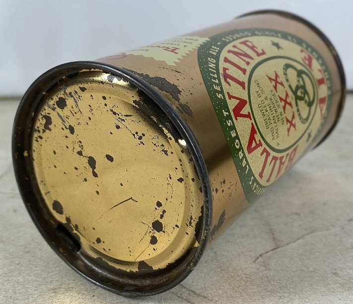 Vintage 1950's Flat Top Can Ballantine Ale Brewer's Gold Newark