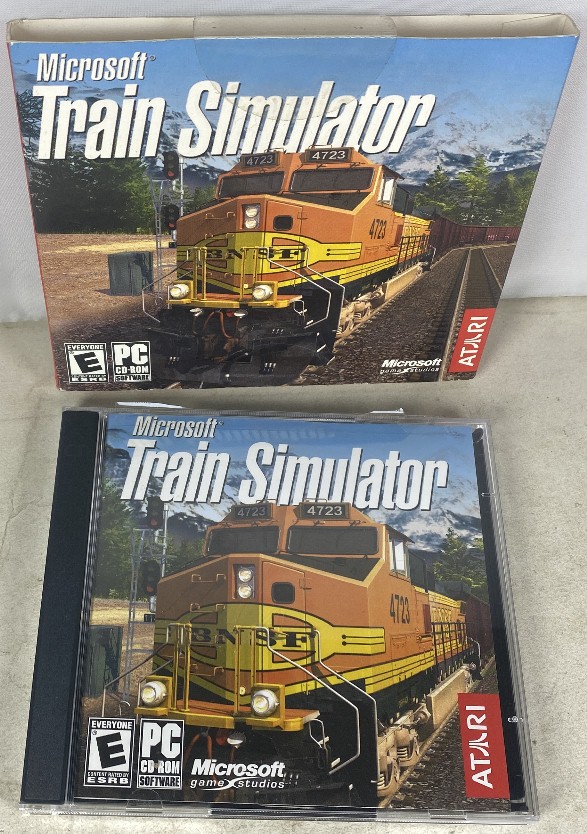 Vintage PC CD-ROM Microsoft Train Simulator Atari | eBay