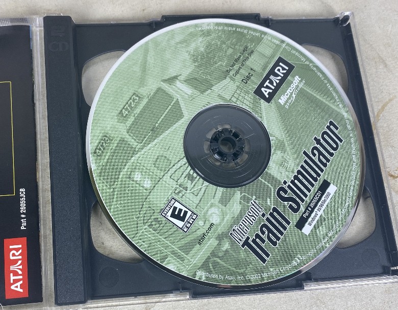 Vintage PC CD-ROM Microsoft Train Simulator Atari | eBay