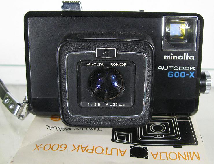Vintage 1960's Minolta Autopak 600X 126 Film Camera | eBay